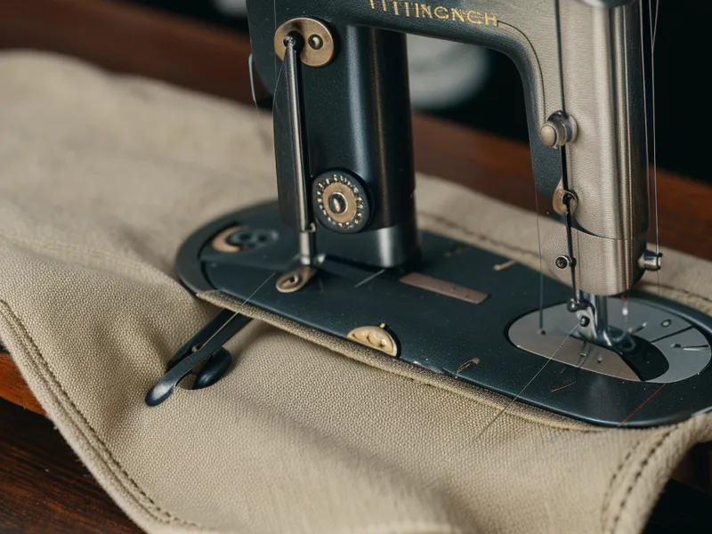 Ajuste de la puntada zigzag y tensión en una máquina de coser casera