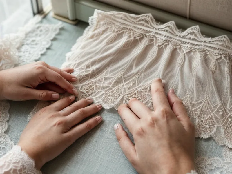 Encaje con bordes decorativos o mora sobre un patrón de papel